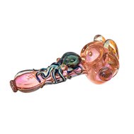 Gold Plated Heavy Smoking Spoon with Octopus