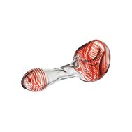 Red Sperm - Glass Hand Pipe