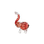Elephant Glass Pipe, Red