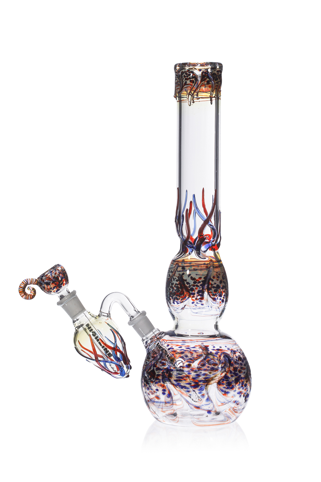 Dragon Glass Bong + precooler 752 | Bongin.com | Bongin.com