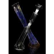 Color changing glass pipes and water bongs